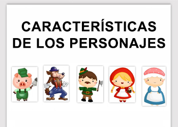 Características de los personajes